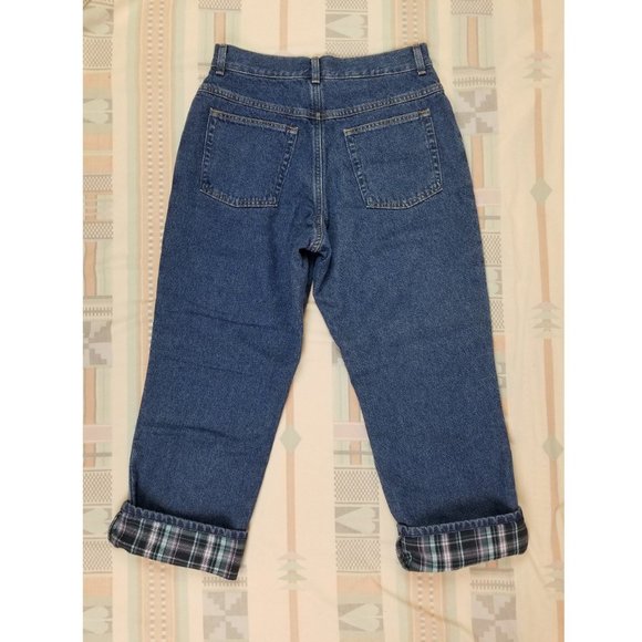petite flannel lined jeans